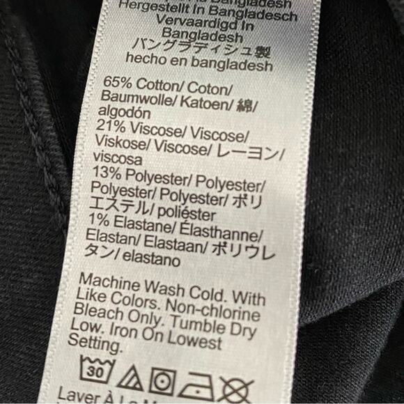 J. Crew Factory Women's Black Bootcut Denim Jeans All-Day Stretch Size 29 NWOT - Picture 8 of 8